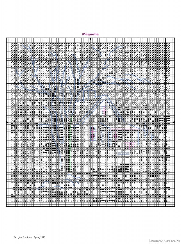 Коллекция вышивки в журнале &laquo;Just CrossStitch - Spring 2026&raquo;