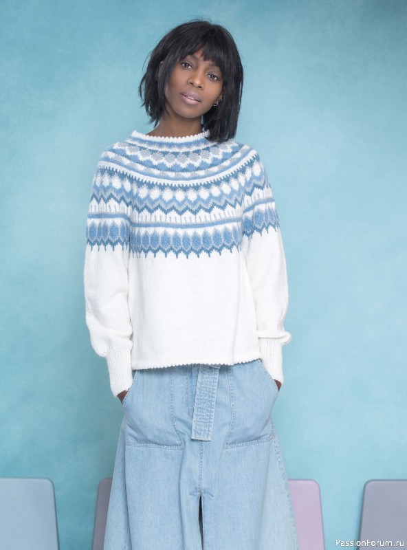 Вязаные проекты в журнале &laquo;Yarnmade №1 2018 Spring & Summer&raquo;. Продолжение