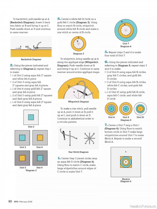 Коллекция проектов для рукодельниц в журнале «American Patchwork & Quilting №198 2025»
