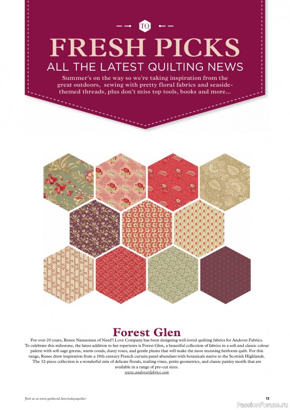 Коллекция проектов для рукодельниц в журнале &laquo;Todays Quilter №141 2026&raquo;