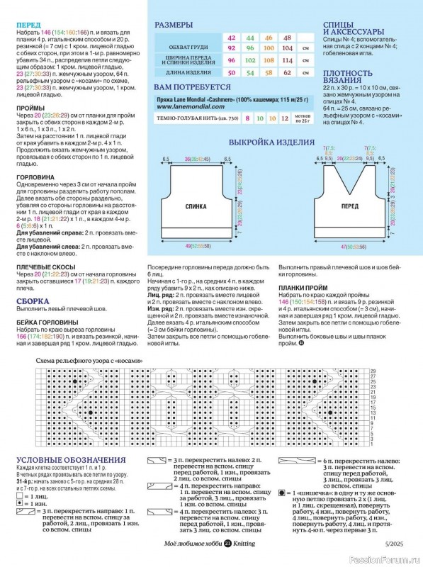 Вязаные модели в журнале «Knitting. Вязание №5 2025»