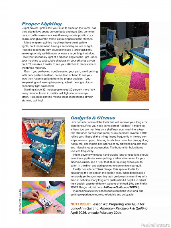 Коллекция проектов для рукодельниц в журнале «American Patchwork & Quilting №198 2025»