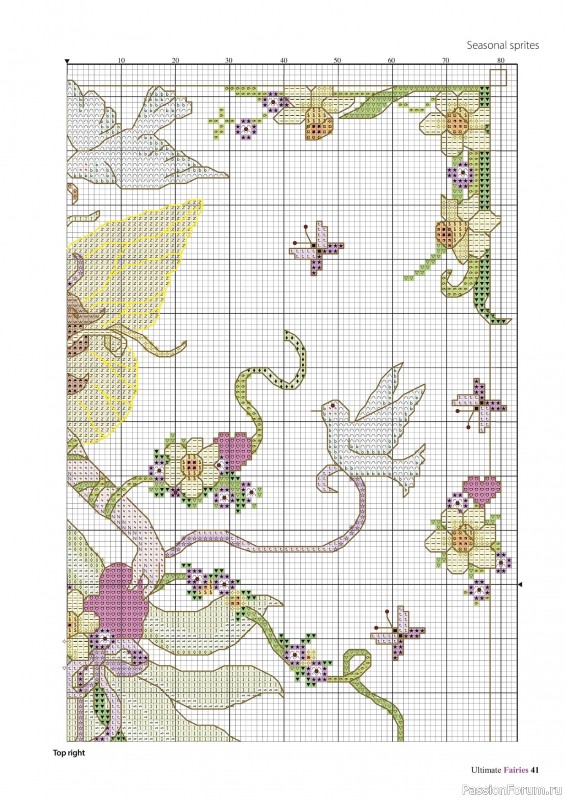 Коллекция вышивки в журнале «Ultimate CrossStitch Faries - November 2025»