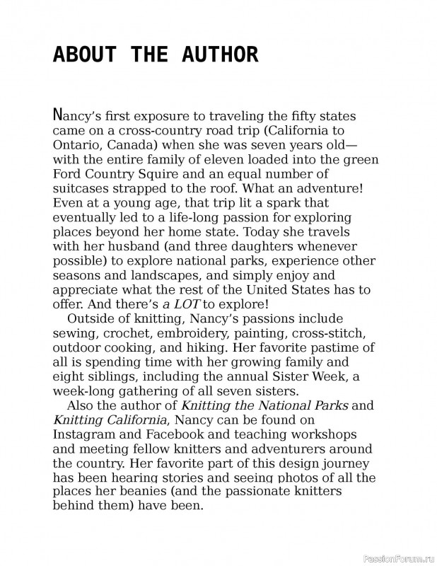 Вязаные проекты в книге «Knitting the U.S.A.». Часть 3