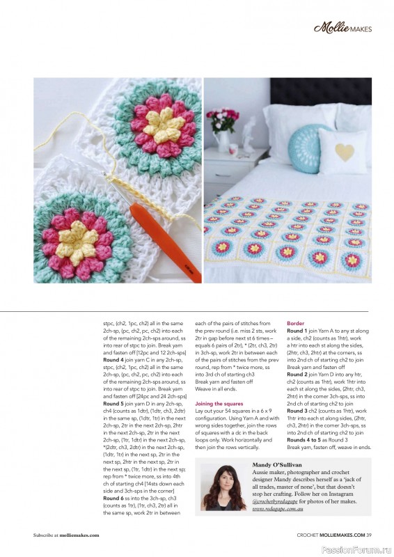 Вязаные проекты в журнале &laquo;Mollie Makes - Crochet 2026&raquo;