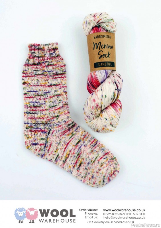 Вязаные проекты спицами в журнале «The Knitter №218 2025»