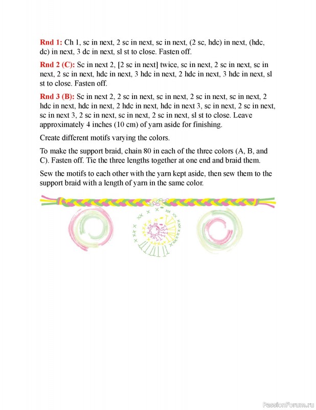 Вязаные проекты в книге &laquo;150 Crochet Borders&raquo;. Часть 1