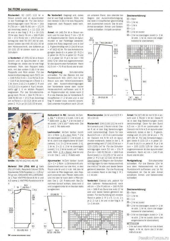 Вязаные модели в журнале «Verena Stricktrends №1 2023»