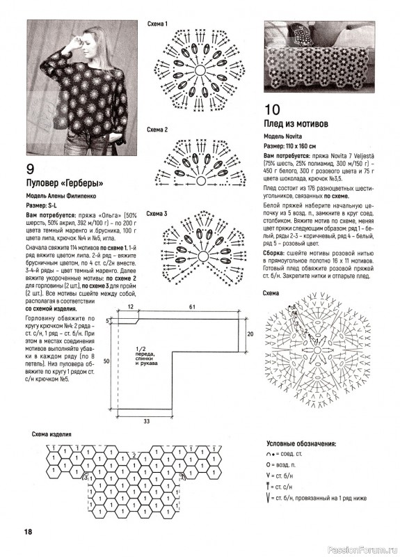 Вязаные модели в журнале «Вяжем крючком №5 2022»