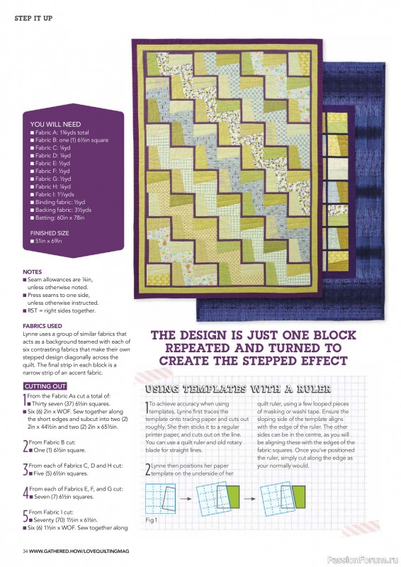 Коллекция проектов для рукодельниц в журнале «Love Patchwork & Quilting №157 2025»