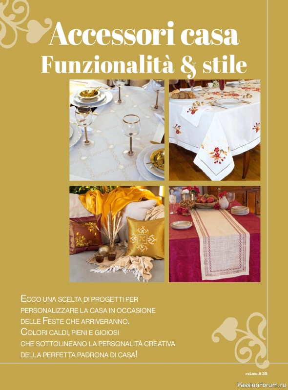 Коллекция проектов для рукодельниц в журнале «Rakam - Dicembre 2025 - Gennaio 2026»