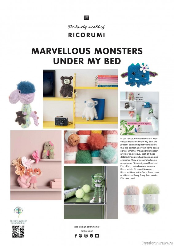 Вязаные проекты крючком в журнале &laquo;Inside Crochet №188 2026&raquo;