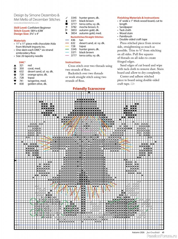 Коллекция вышивки в журнале &laquo;Just CrossStitch - Autumn 2026&raquo;