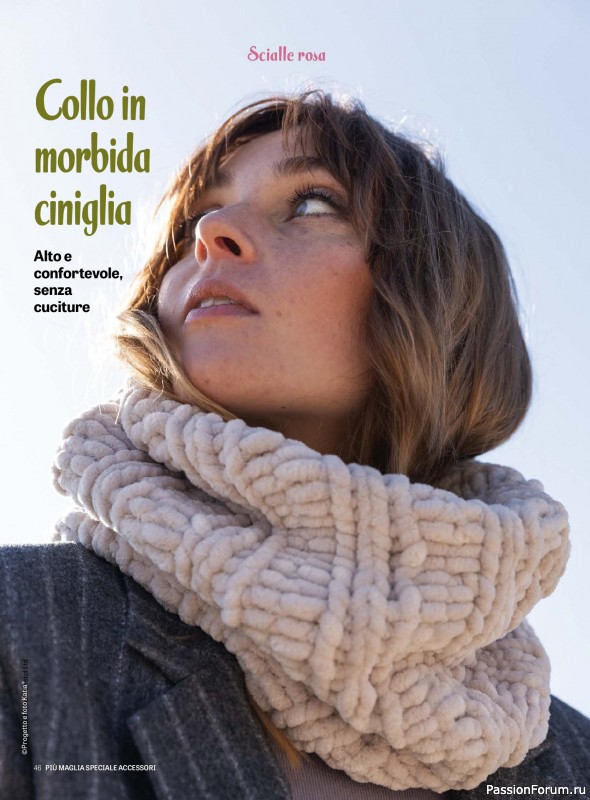 Вязаные модели в журнале «Piu Maglia Speciale Accessori №12 2025»