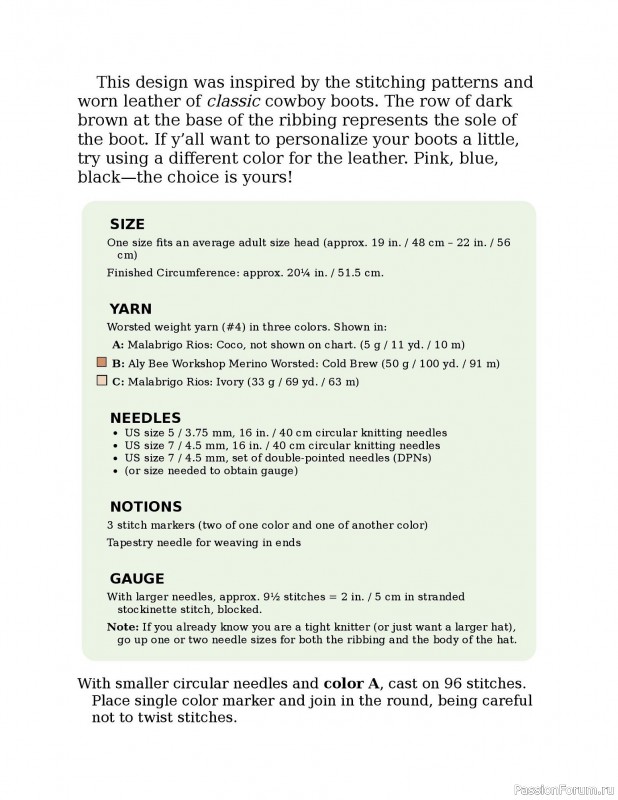 Вязаные проекты в книге «Knitting the U.S.A.». Часть 3