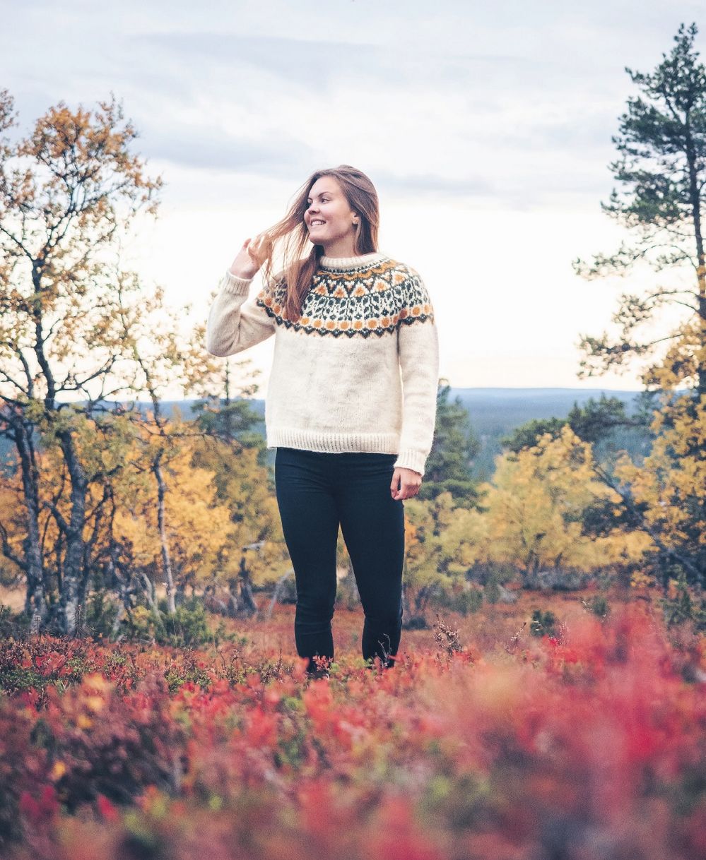 Коллекция вязаных моделей в книге «Icelandic Knits»
