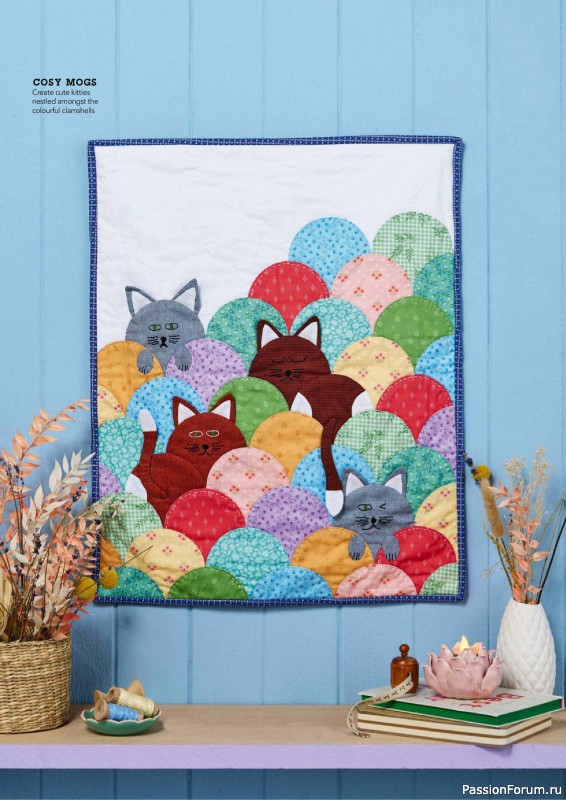 Коллекция проектов для рукодельниц в журнале «Love Patchwork & Quilting №157 2025»