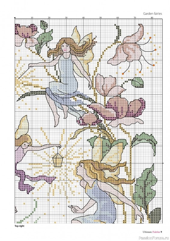 Коллекция вышивки в журнале «Ultimate CrossStitch Faries - November 2025»