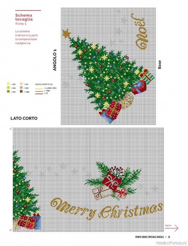 Коллекция проектов для рукодельниц в журнале «Mani di Fata Speciale Punto Croce - Natale 2025»