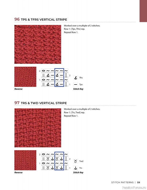 Вязаные проекты в книге « Tunisian Crochet»