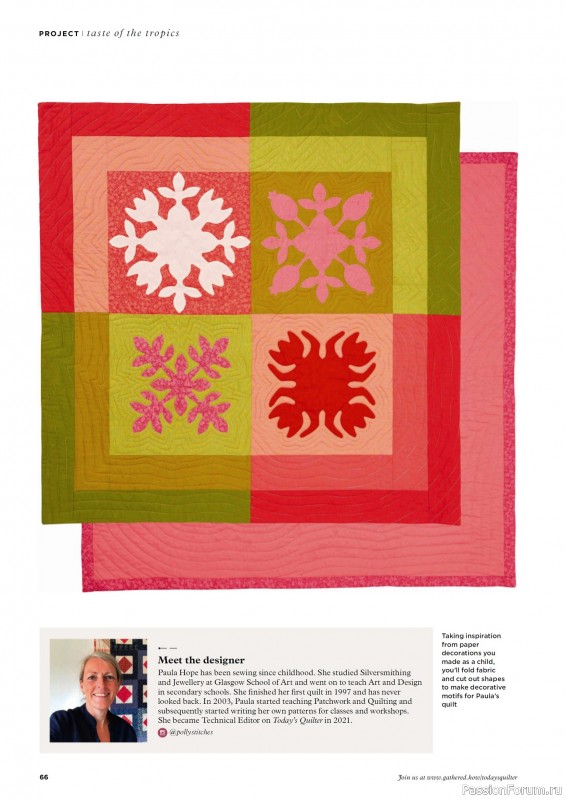 Коллекция проектов для рукодельниц в журнале «Todays Quilter №131 2025»
