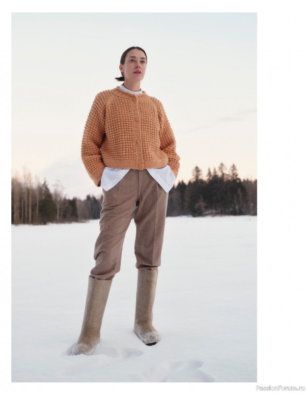Вязаные модели в журнале «Laine Magazine №23 2025 Winter».