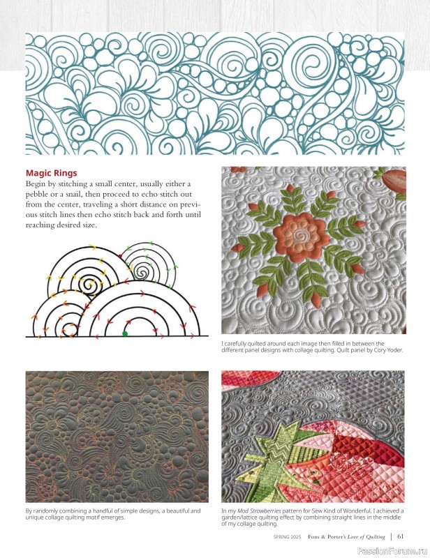 Коллекция проектов для рукодельниц в журнале «Fons & Porter’s Love of Quilting – Spring 2025»