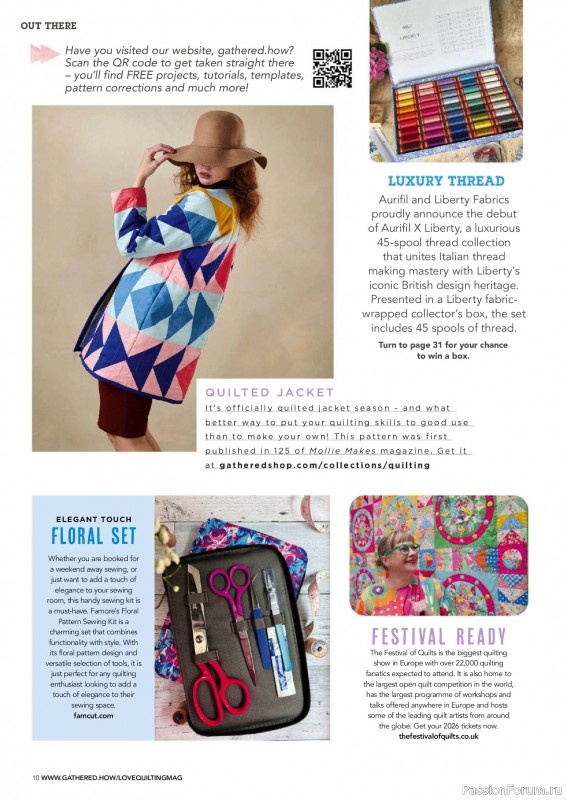 Коллекция проектов для рукодельниц в журнале «Love Patchwork & Quilting №157 2025»