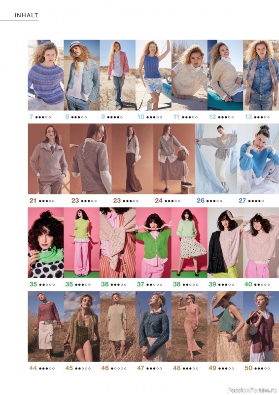 Вязаные модели в журнале «Burda Stricken №3 2025»