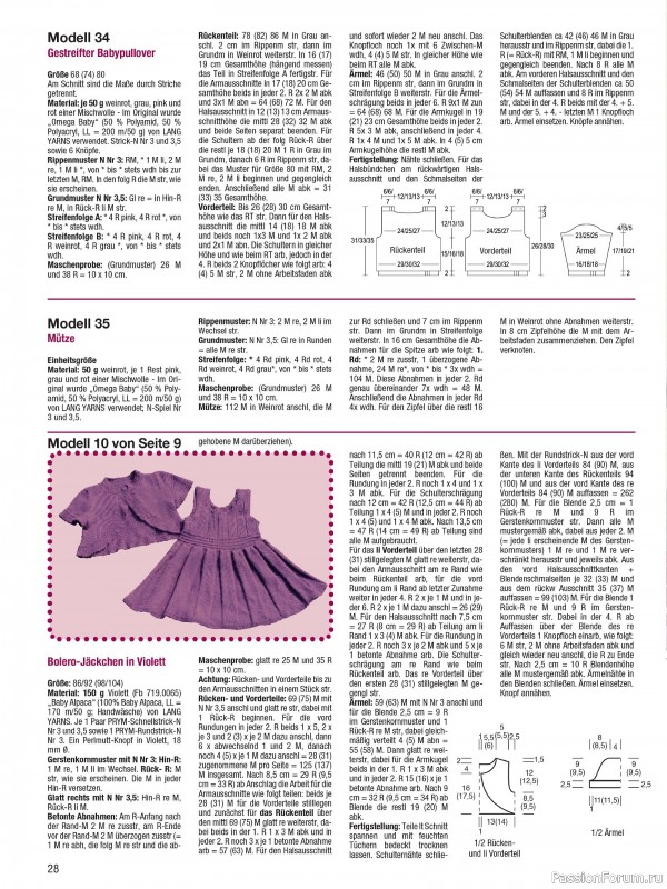 Вязаные модели в журнале «Sandra Sonderheft SA315 2025»