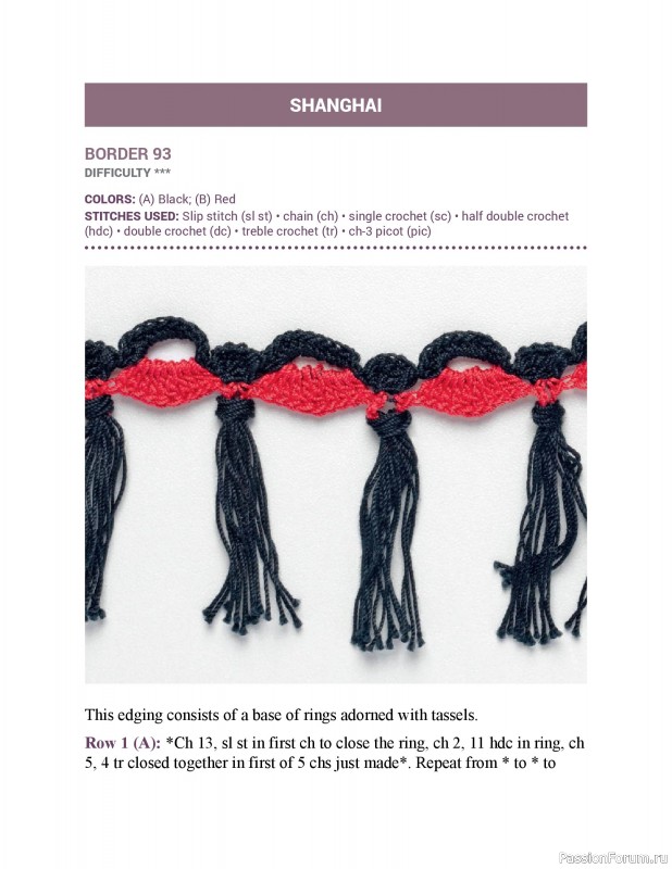 Вязаные проекты в книге &laquo;150 Crochet Borders&raquo;. Часть 2