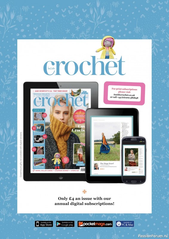 Вязаные проекты крючком в журнале &laquo;Inside Crochet №188 2026&raquo;
