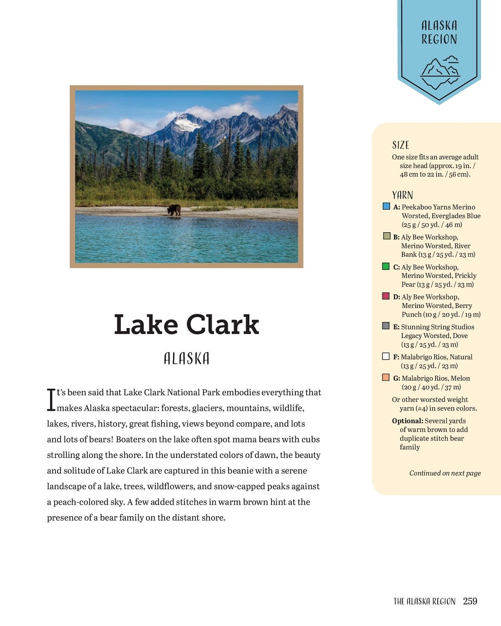 Коллекция моделей шапок в книге «Кnitting the National Parks»