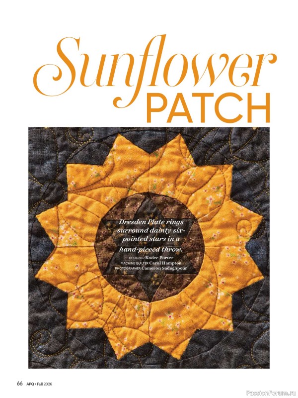 Коллекция проектов для рукодельниц в журнале «American Patchwork & Quilting №201 2026»
