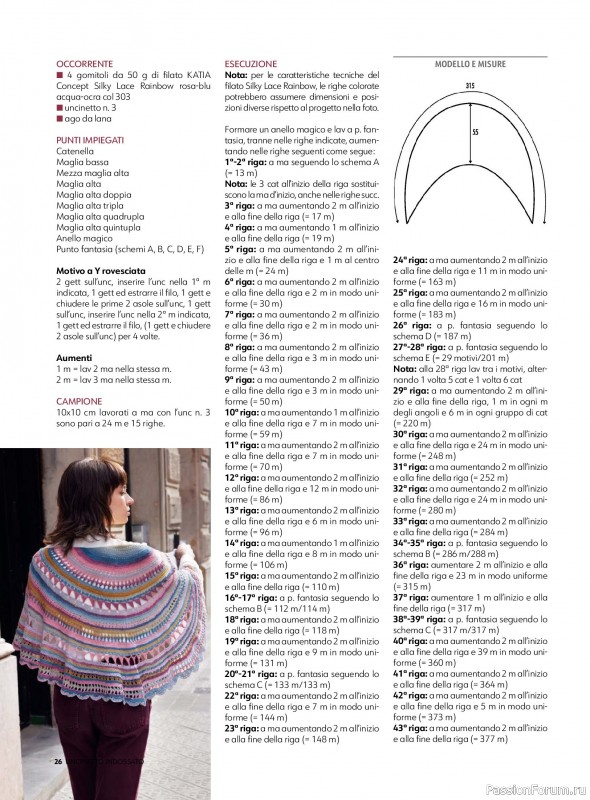 Вязаные проекты в журнале &laquo;Uncinetto Indossato №15 2026&raquo;