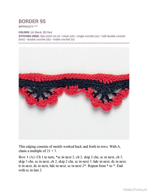 Вязаные проекты в книге &laquo;150 Crochet Borders&raquo;. Часть 2
