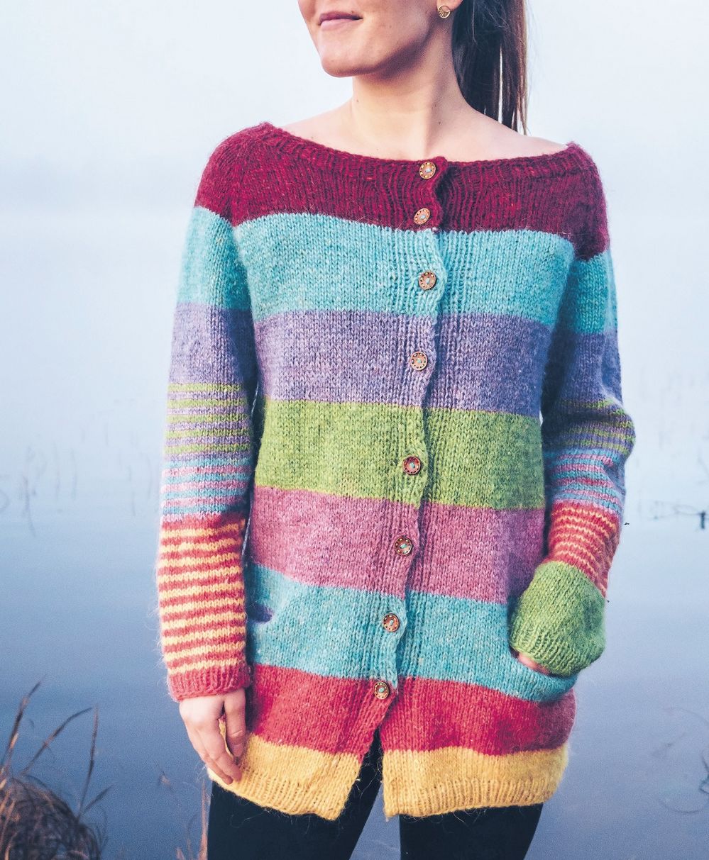 Коллекция вязаных моделей в книге «Icelandic Knits»