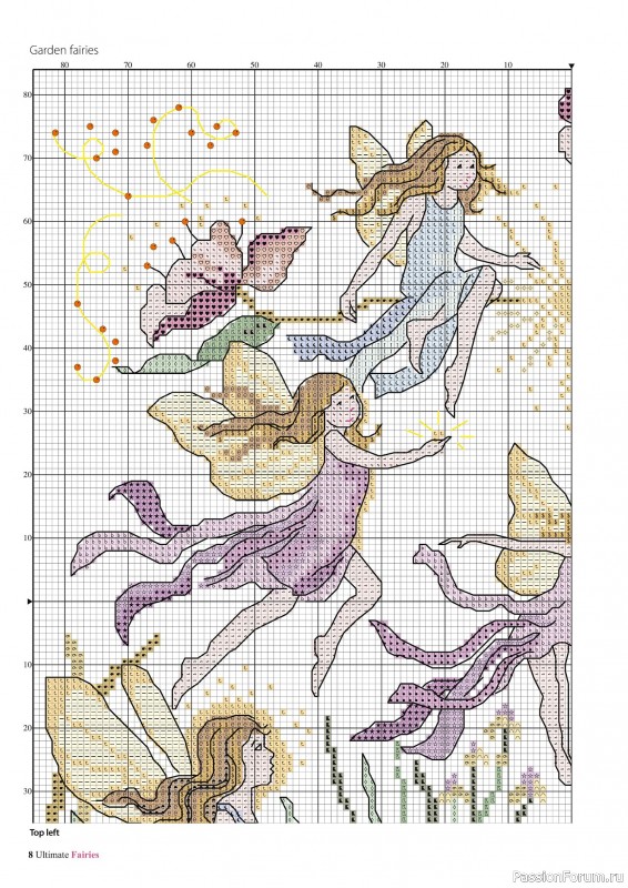 Коллекция вышивки в журнале «Ultimate CrossStitch Faries - November 2025»