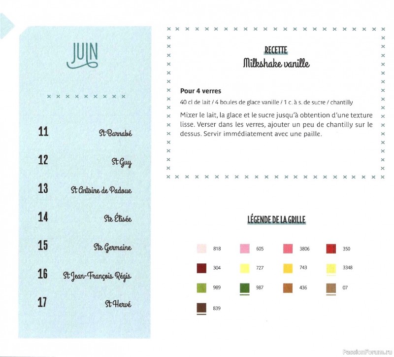 Коллекция вышивки в книге «Reves de fleurs - 2026»