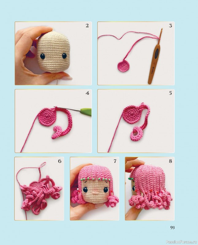 Вязаные проекты в книге &laquo;Киногуруми&raquo;.