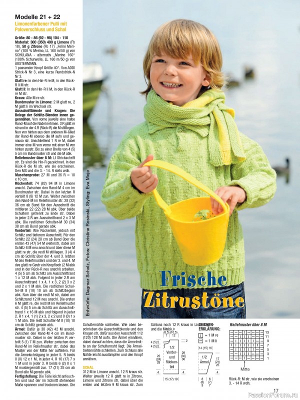 Вязаные модели в журнале «Sandra Sonderheft SA315 2025»