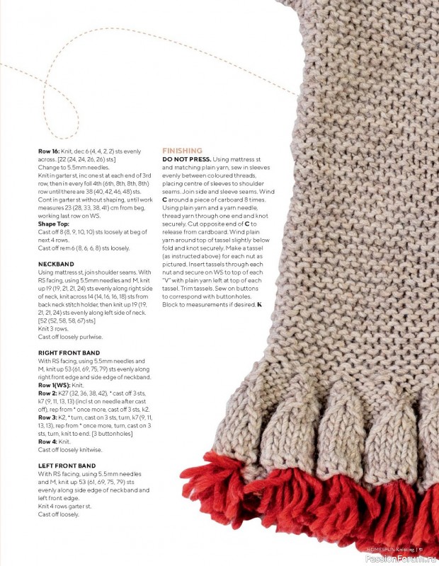 Вязаные проекты спицами в журнале «Homespun Knitting №3 2022»