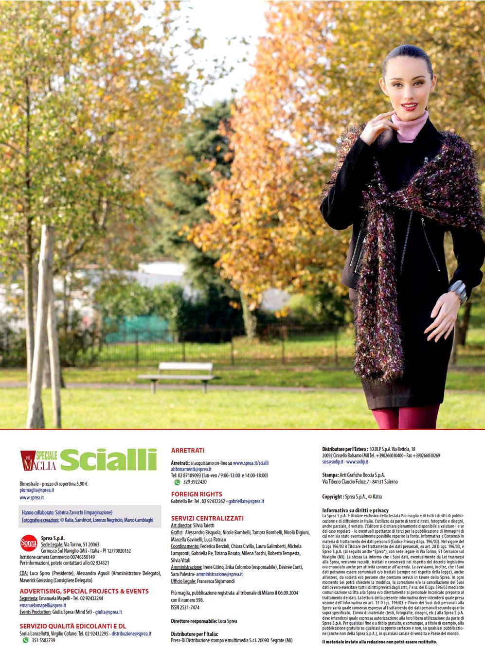 Шали в итальянском журнале "Piu Maglia Sheciale. Scialli №8 2021"