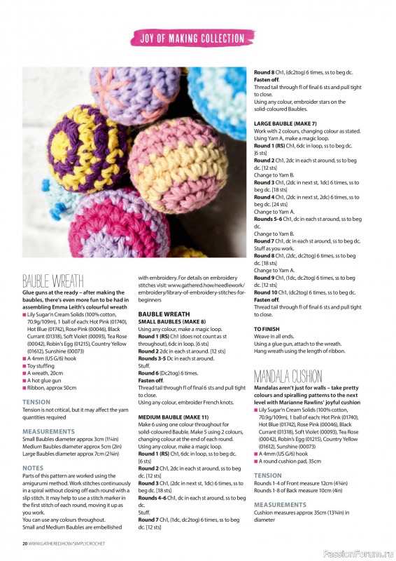 Вязаные проекты крючком в журнале «Simply Crochet №162 2025»