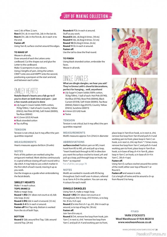 Вязаные проекты крючком в журнале «Simply Crochet №162 2025»