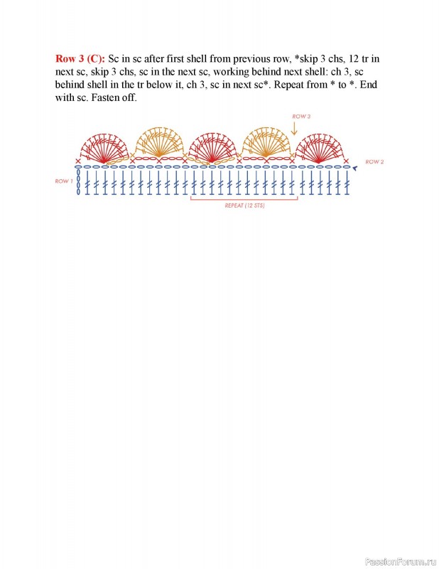 Вязаные проекты в книге &laquo;150 Crochet Borders&raquo;. Часть 2
