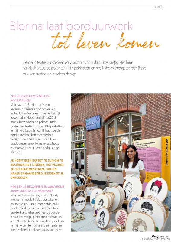 Коллекция проектов для рукодельниц в журнале «HobbyHandig №256 2025»