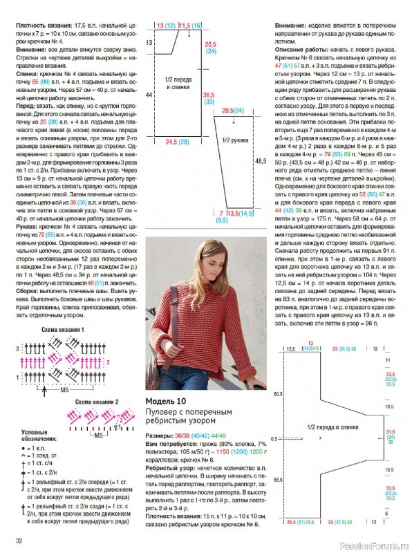 Вязаные модели в журнале «Cабрина. Модное вязание крючком №1 2025»