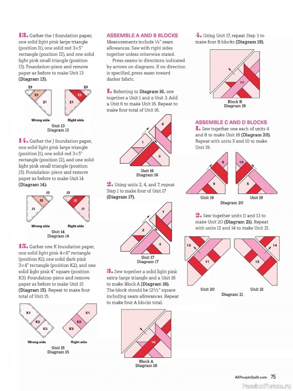 Коллекция проектов для рукодельниц в журнале «American Patchwork & Quilting №198 2025»