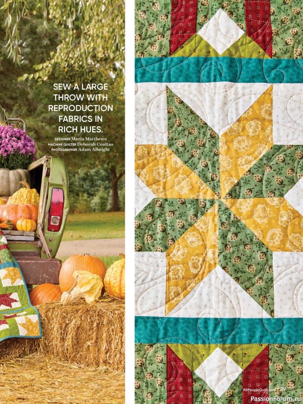 Коллекция проектов для рукодельниц в журнале «American Patchwork & Quilting №201 2026»